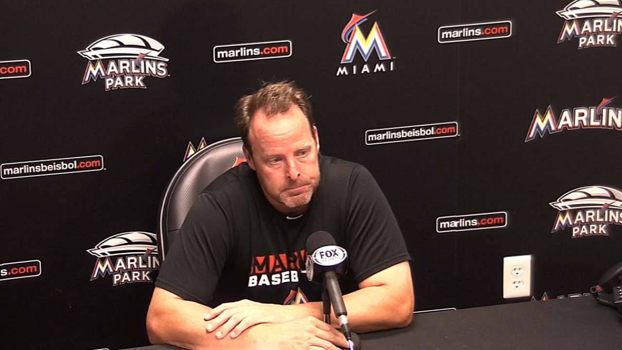 Marlins look at Turner's progress, not results