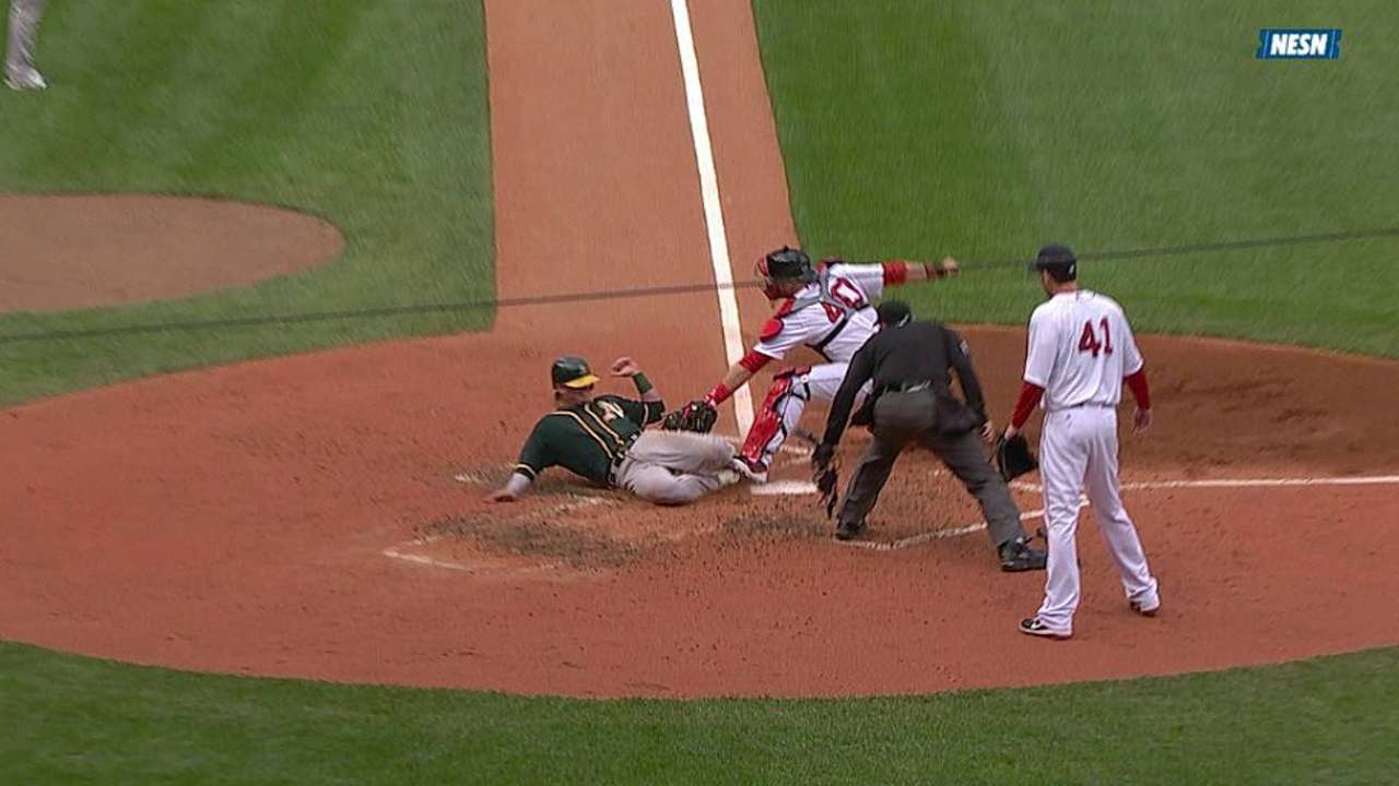 A's see two replay calls go the other way