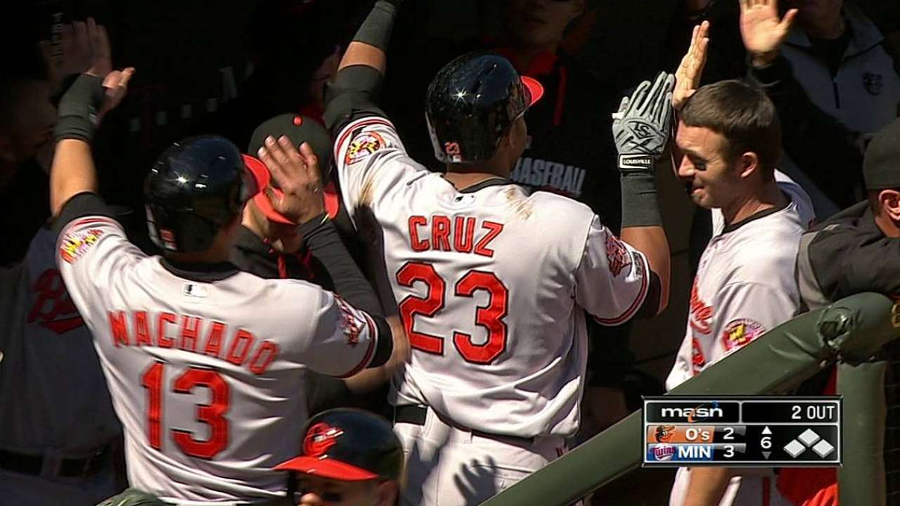 Cruz the lone bright spot as O's drop series