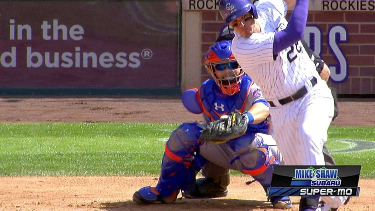 Arenado extends hit streak to 24 games with double