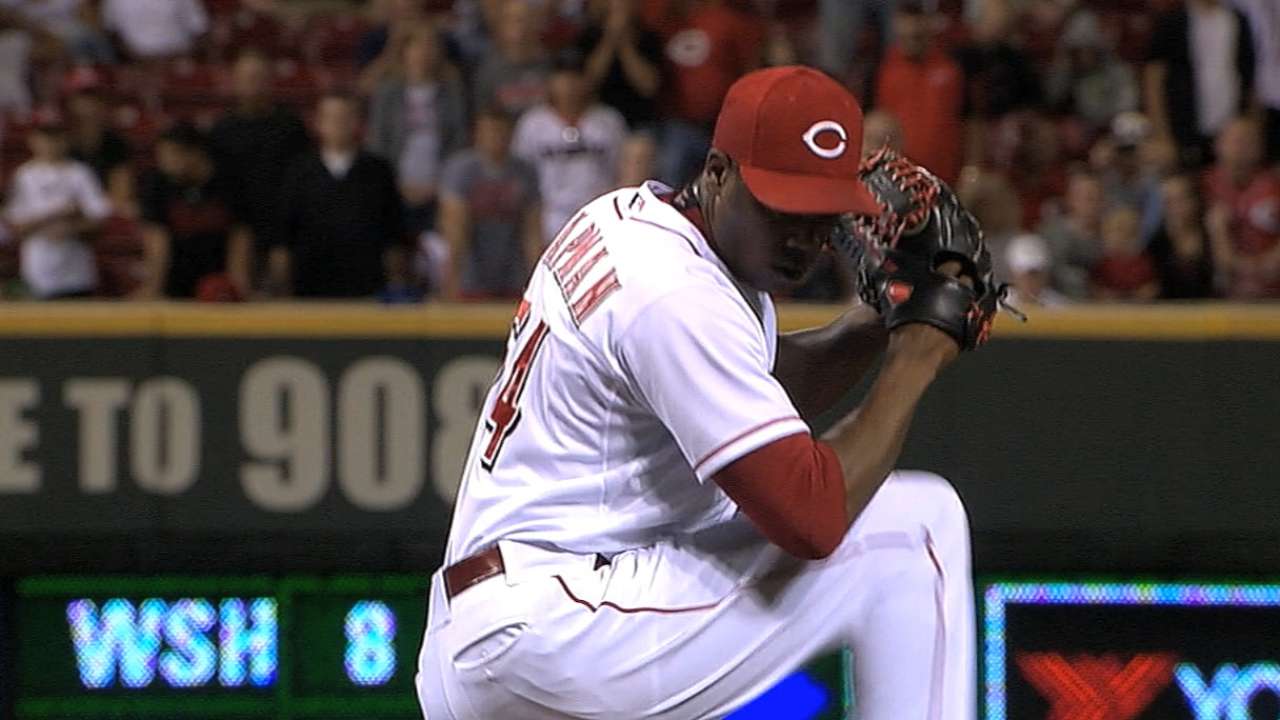 Price pleased with Latos' rehab reports