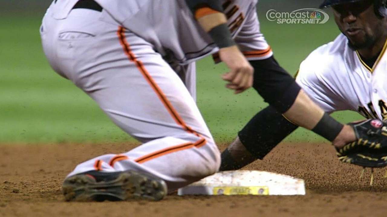 After Giants lose challenge, Pirates win one