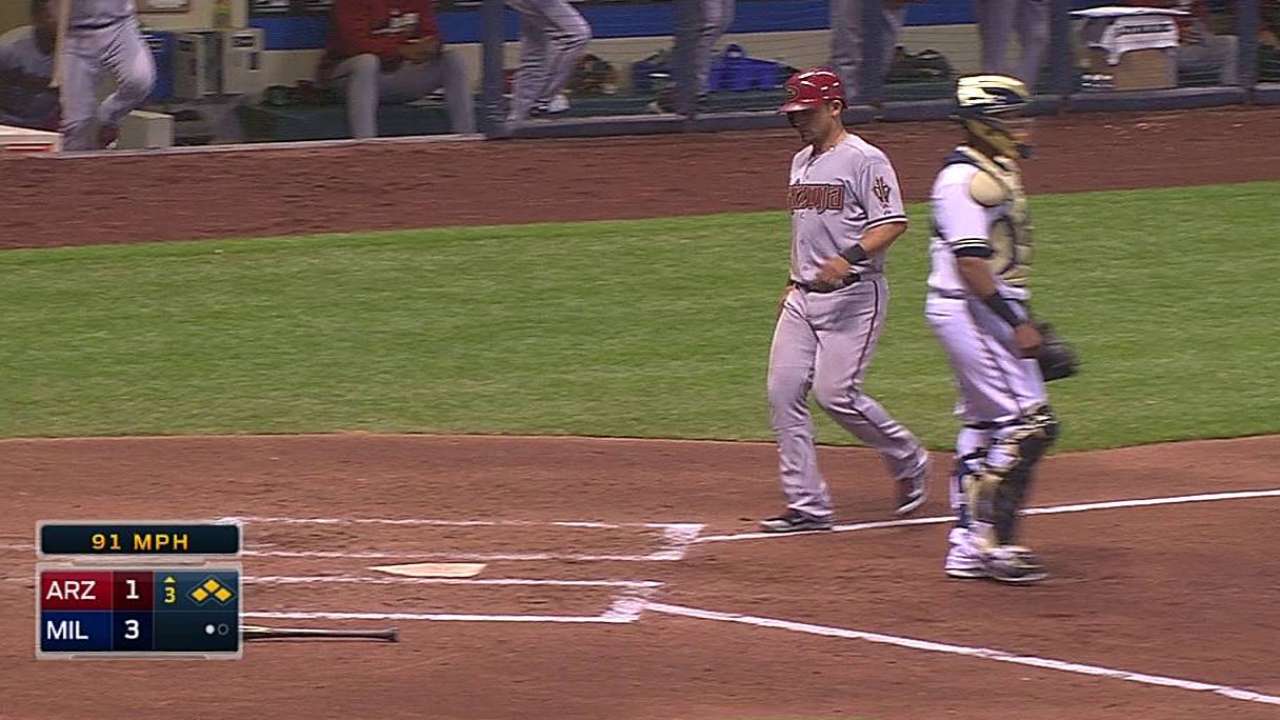 Hill, D-backs igualaron la serie contra Cerveceros