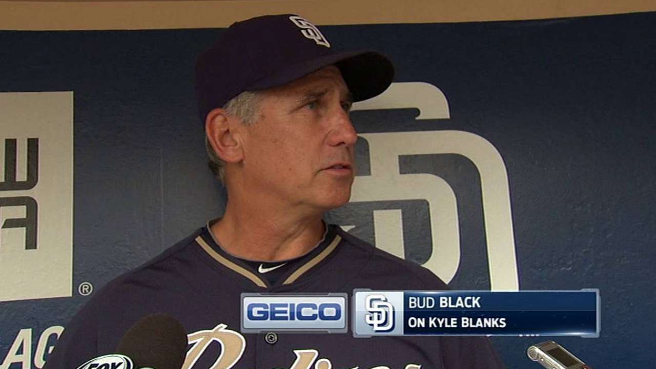 Padres hoping Blanks can jumpstart offense