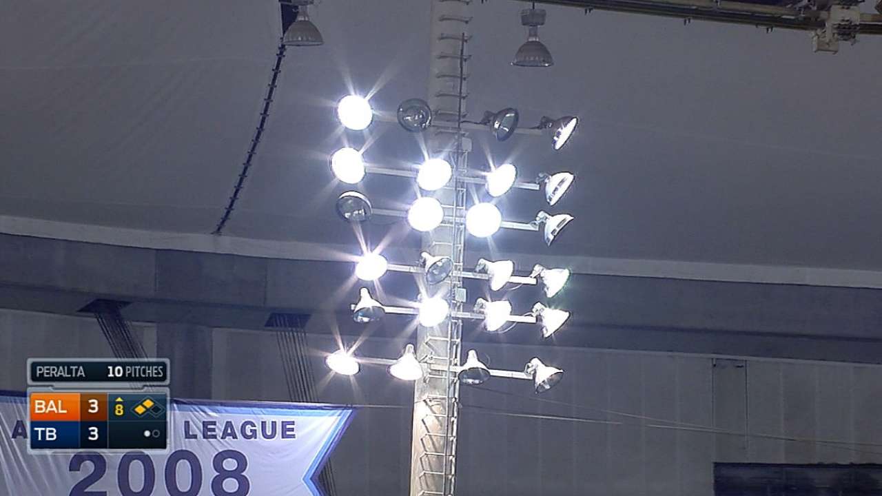 Lightning source of power delay at The Trop