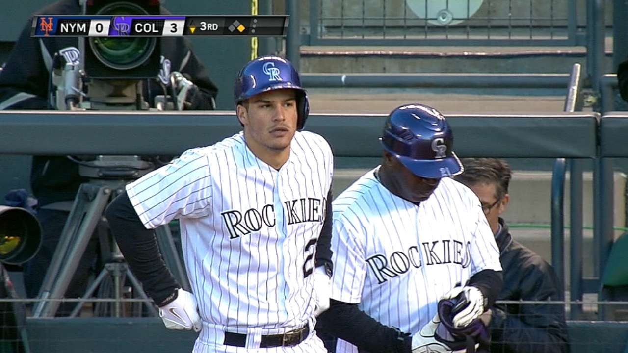 Arenado extends hitting streak to 27 games