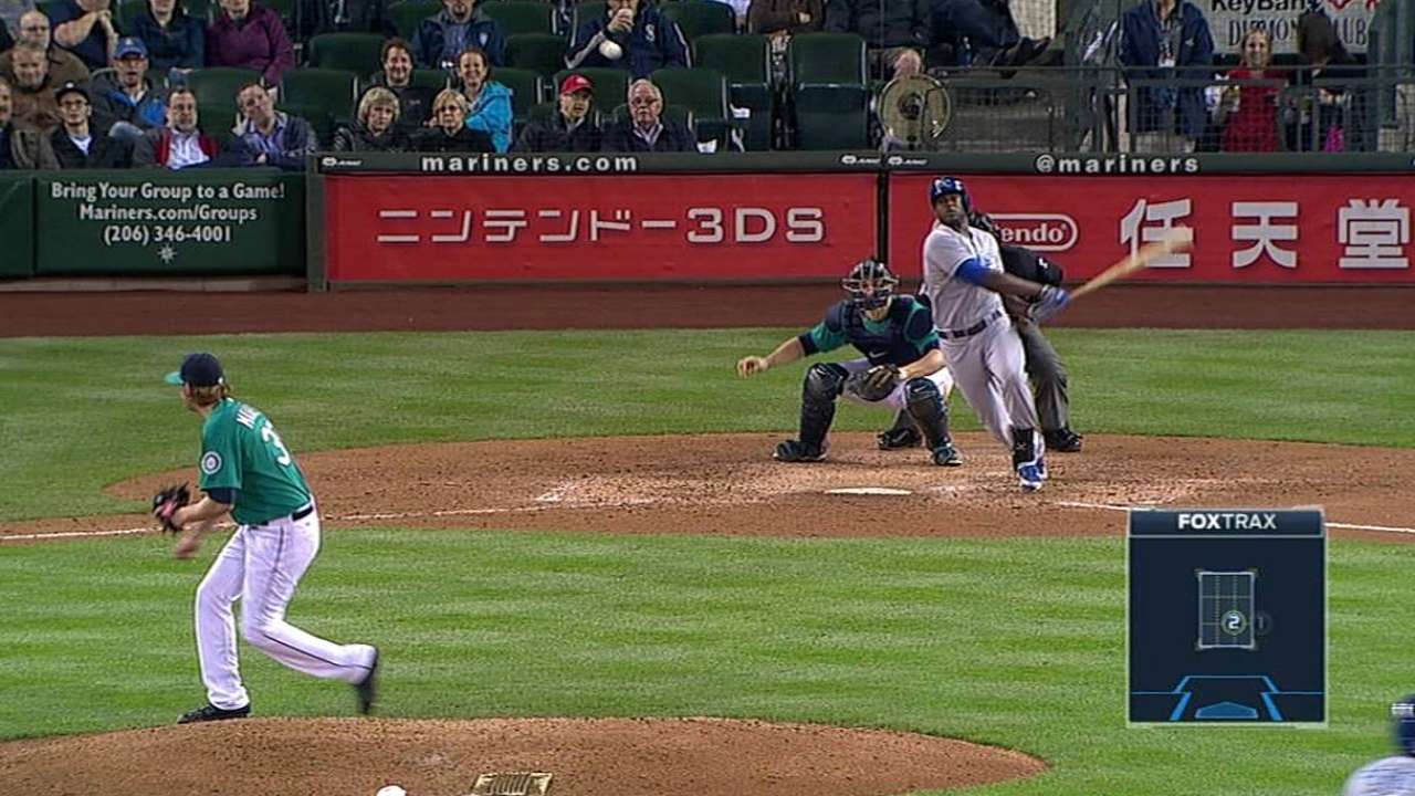 Ofensiva de K.C. suma 16 hits en triunfo vs. Seattle