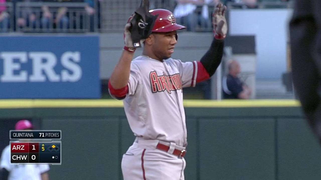 Marte impressing in second stint with D-backs