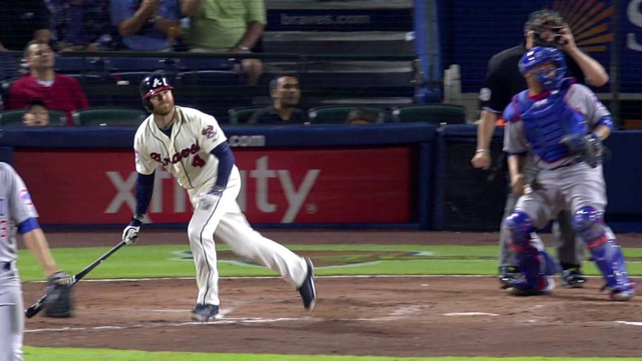 Doumit adjusting to bench role with Braves