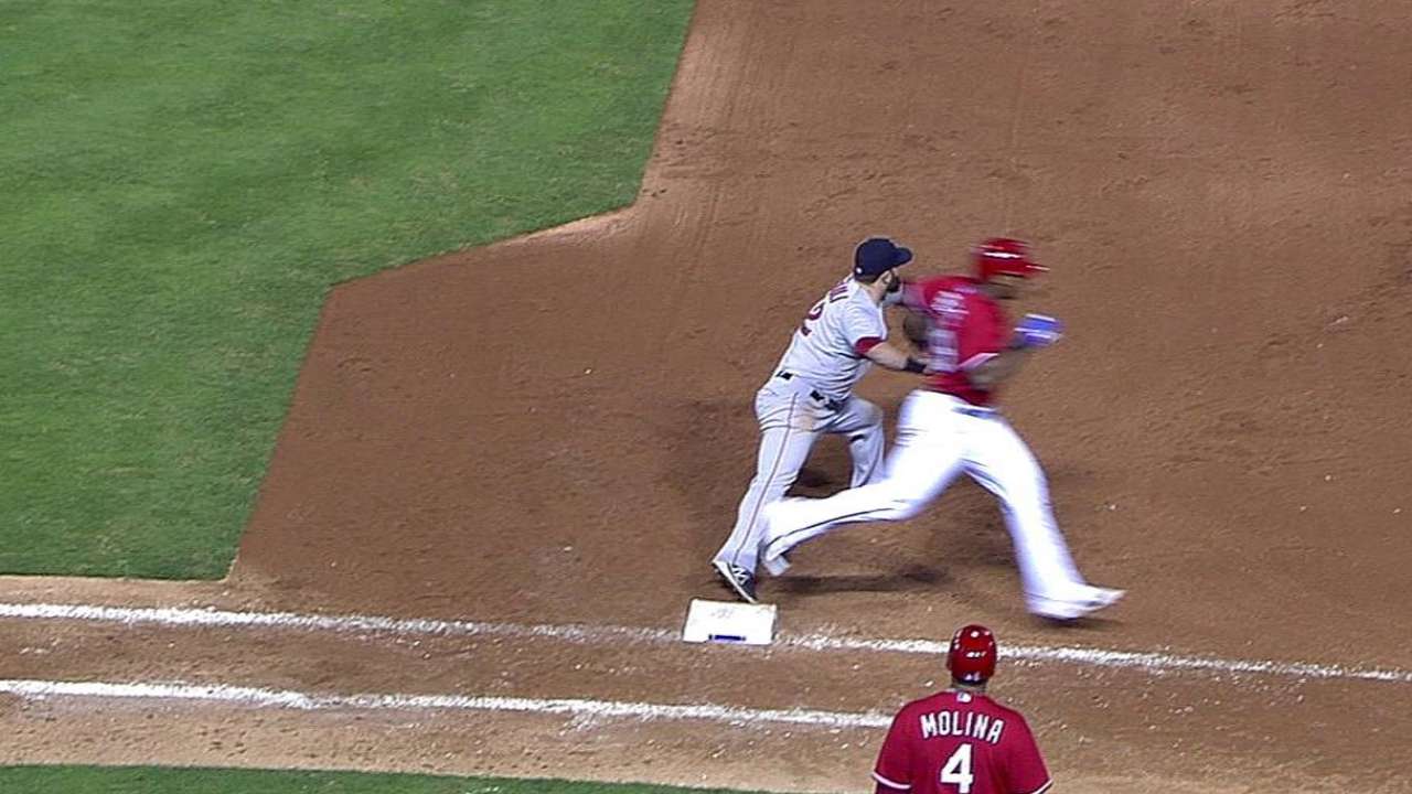 Texas' challenge on double play unsuccessful