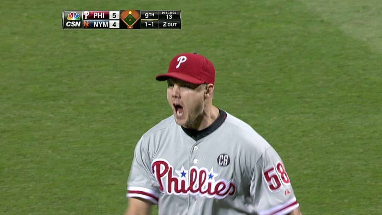 After rest, Papelbon available for Phillies