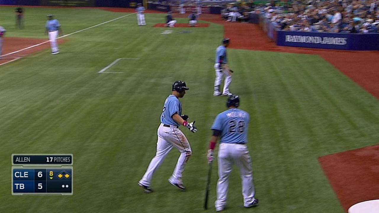 Rays armaron rally pero al final cayeron contra Indios