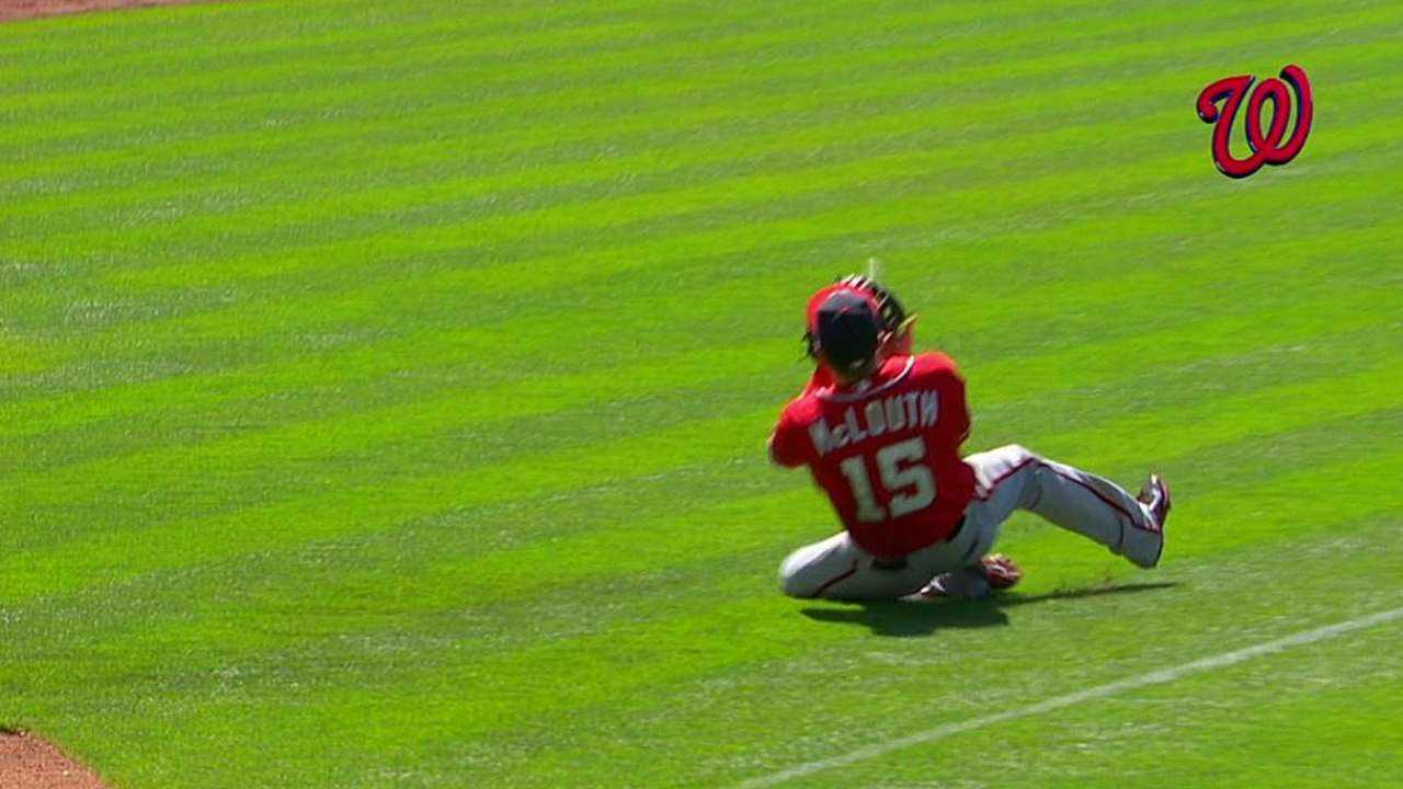 After resting sore finger, McLouth back in lineup