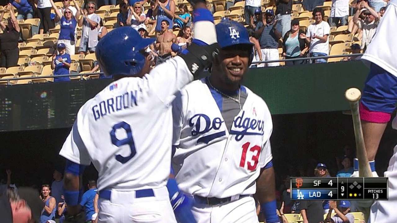Dodgers sucumbieron contra Gigantes en extrainnings
