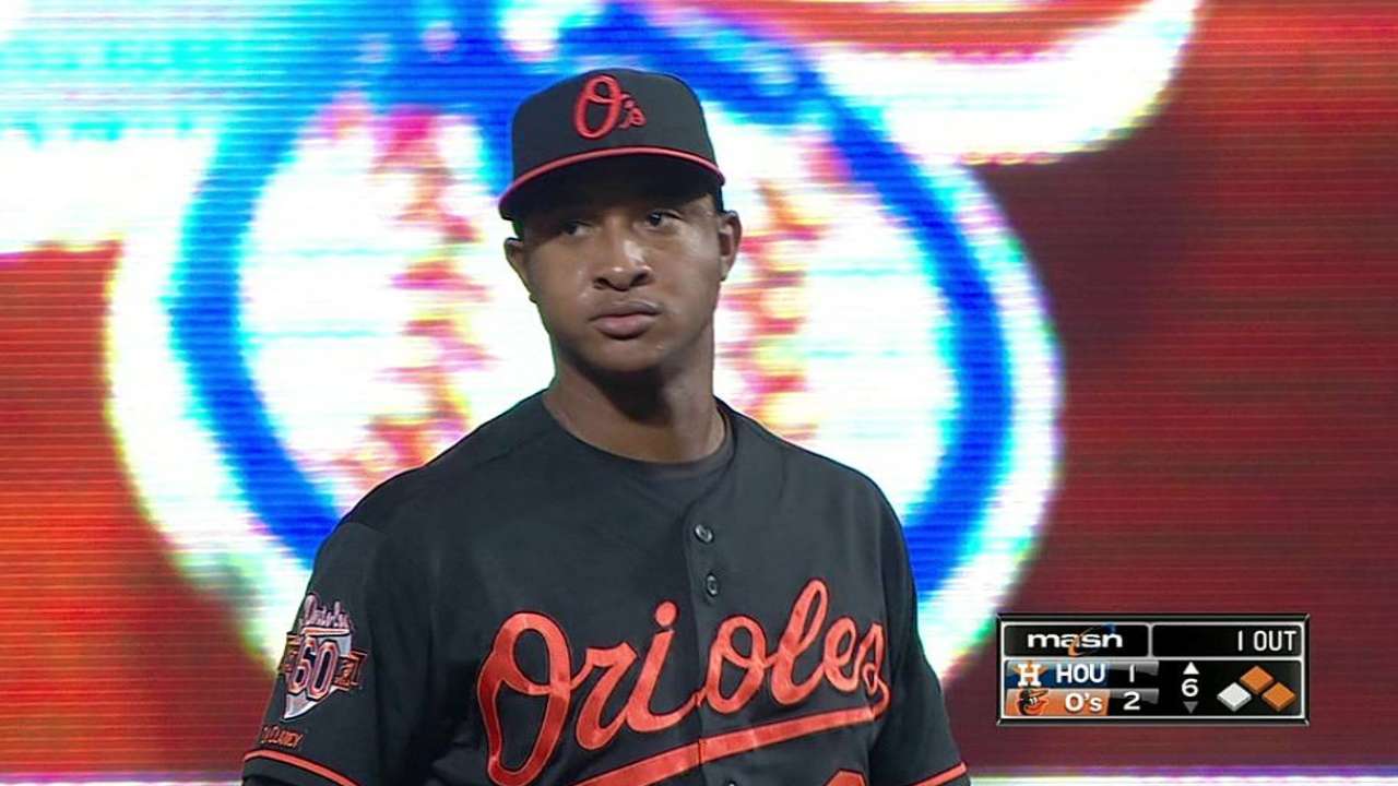 Schoop returns to O's lineup against Duffy