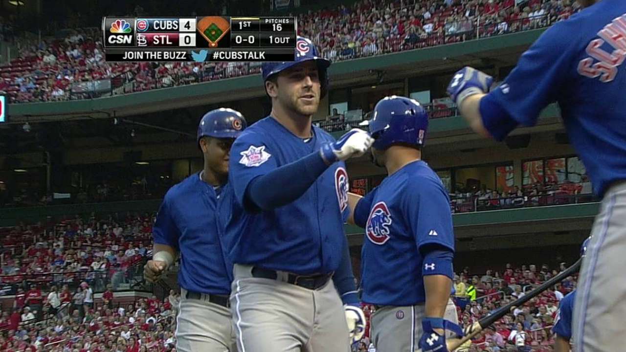 Olt out of the lineup against righty Wainwright