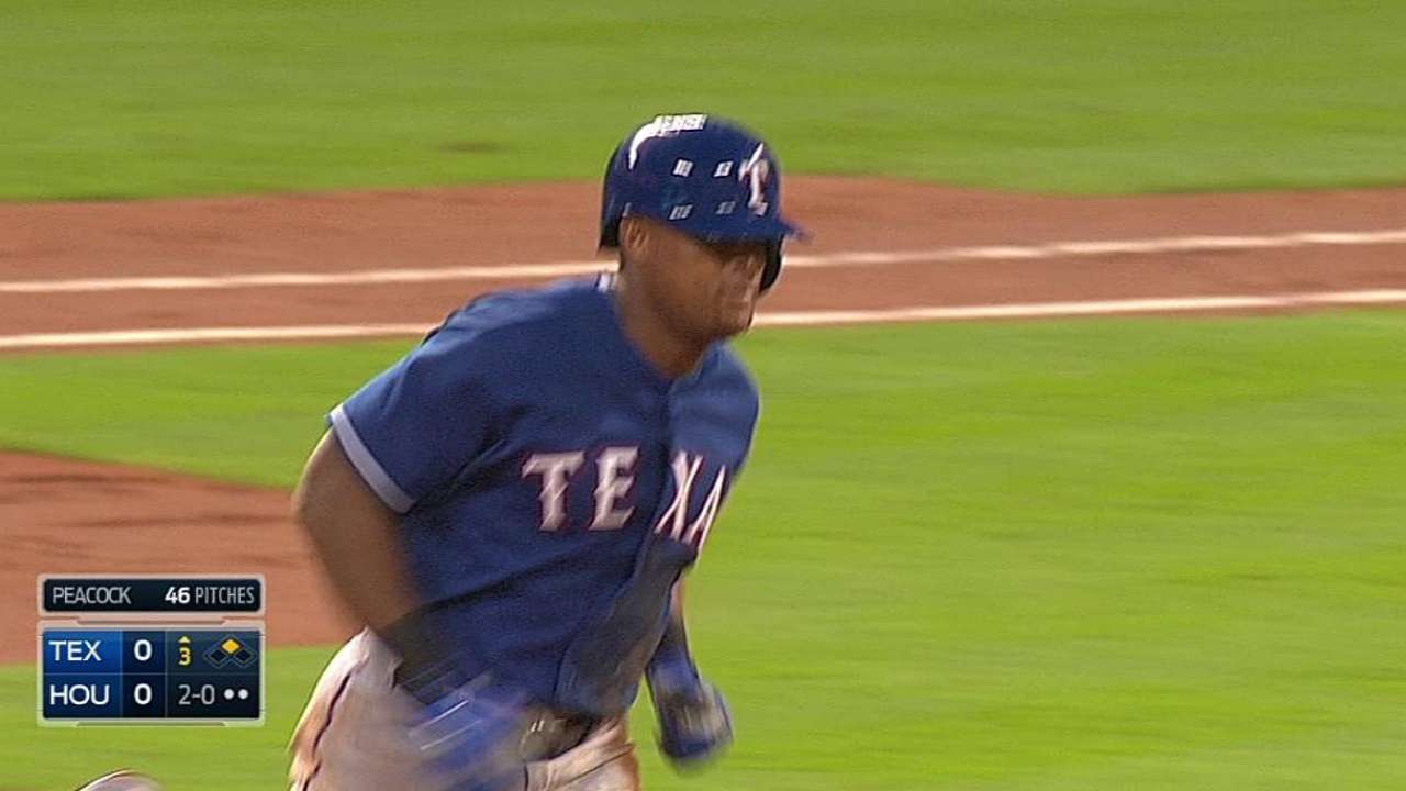 Beltré, Odor jonronearon en blanqueada de Rangers