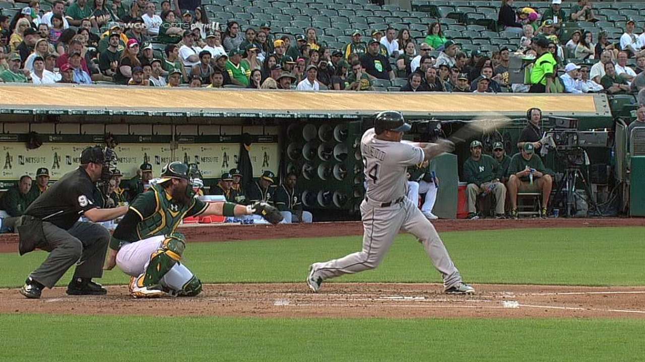 Viciedo jonroneó pero White Sox cayeron en Oakland