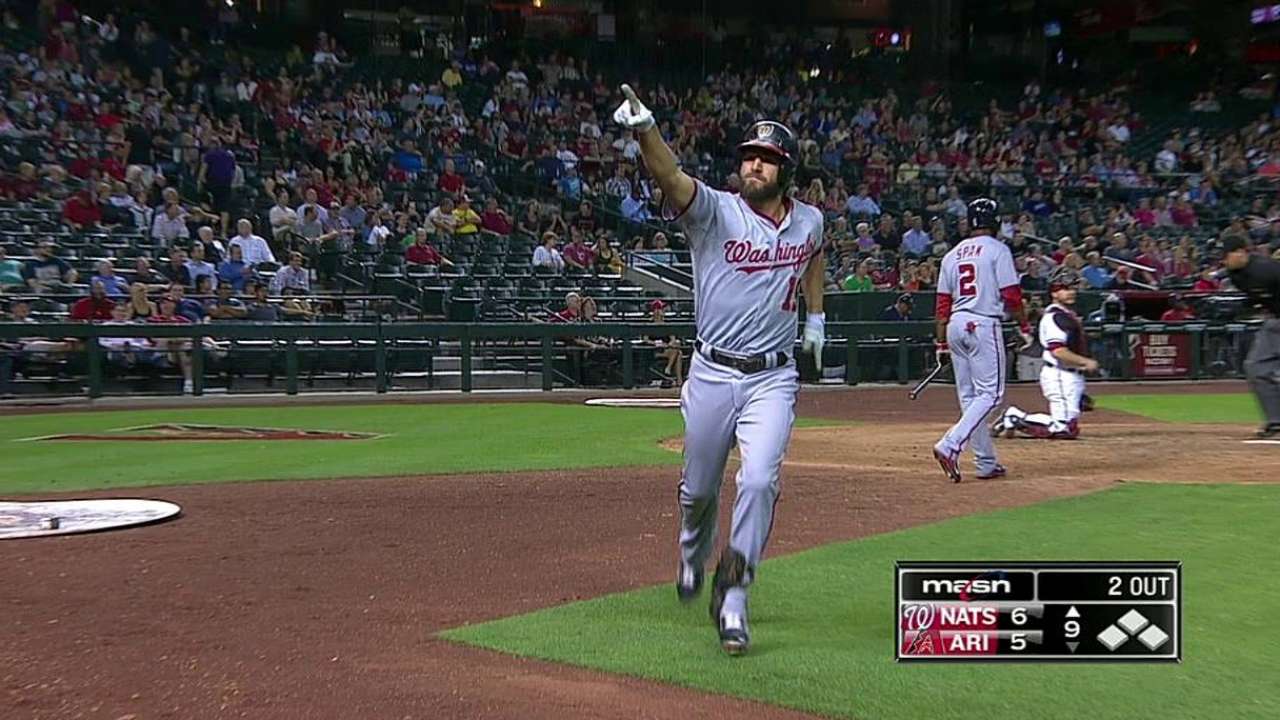 Nacionales vinieron de atrás para hundir a D-backs