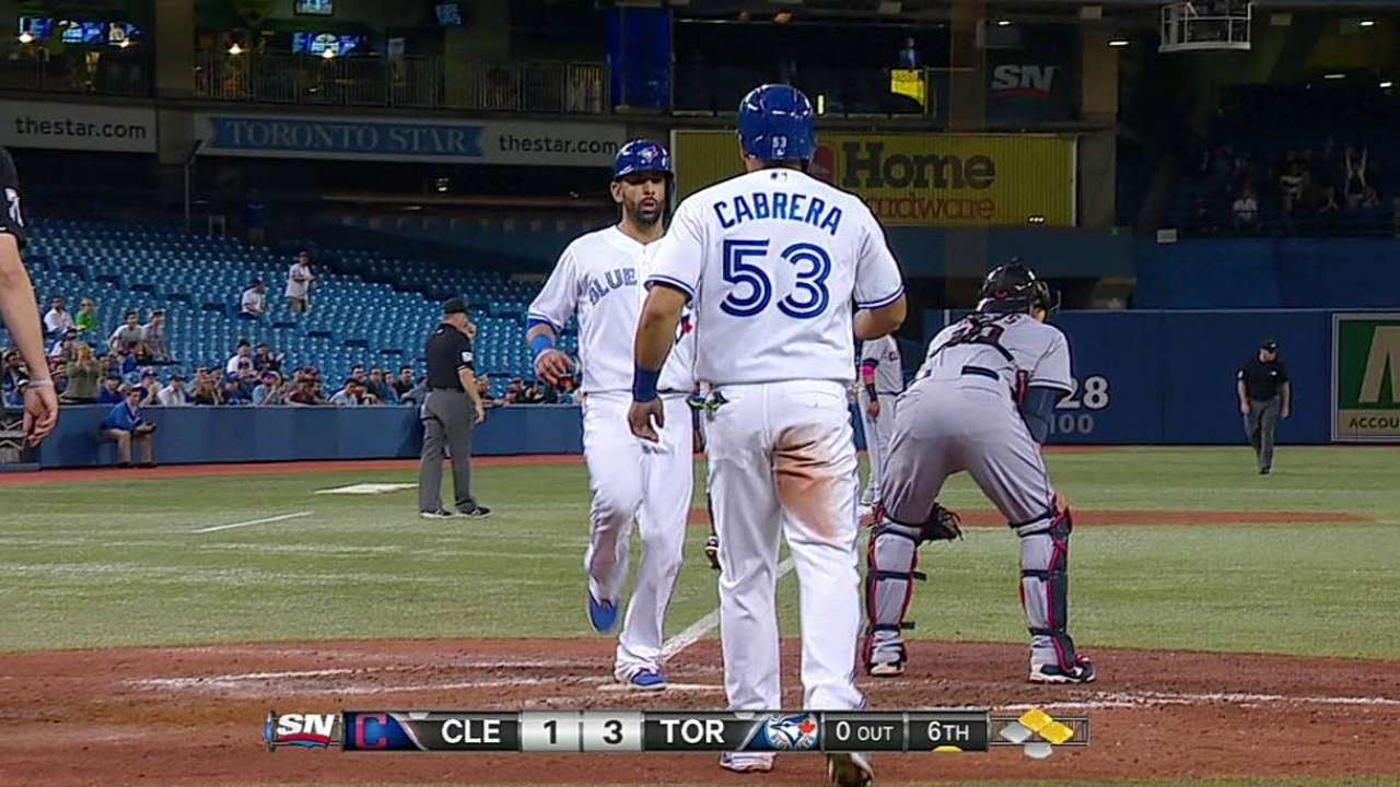 Lind hitting cleanup against righties for Toronto