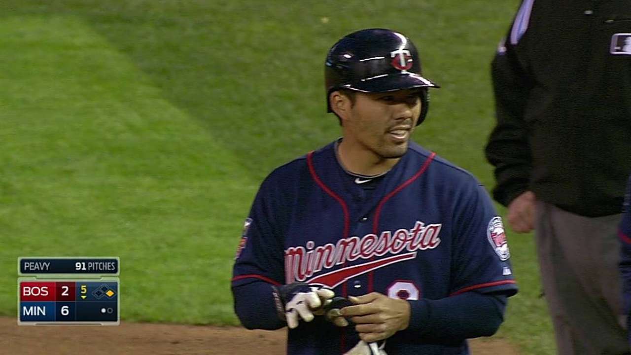 Suzuki, Pinto get rare start in same lineup