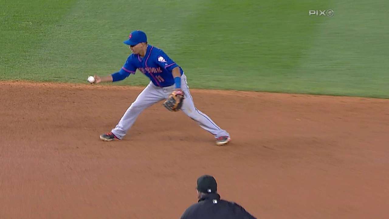 Collins plays hot hand with Tejada at short