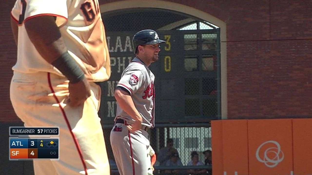 Braves hope Johnson's hot bat can spur offense