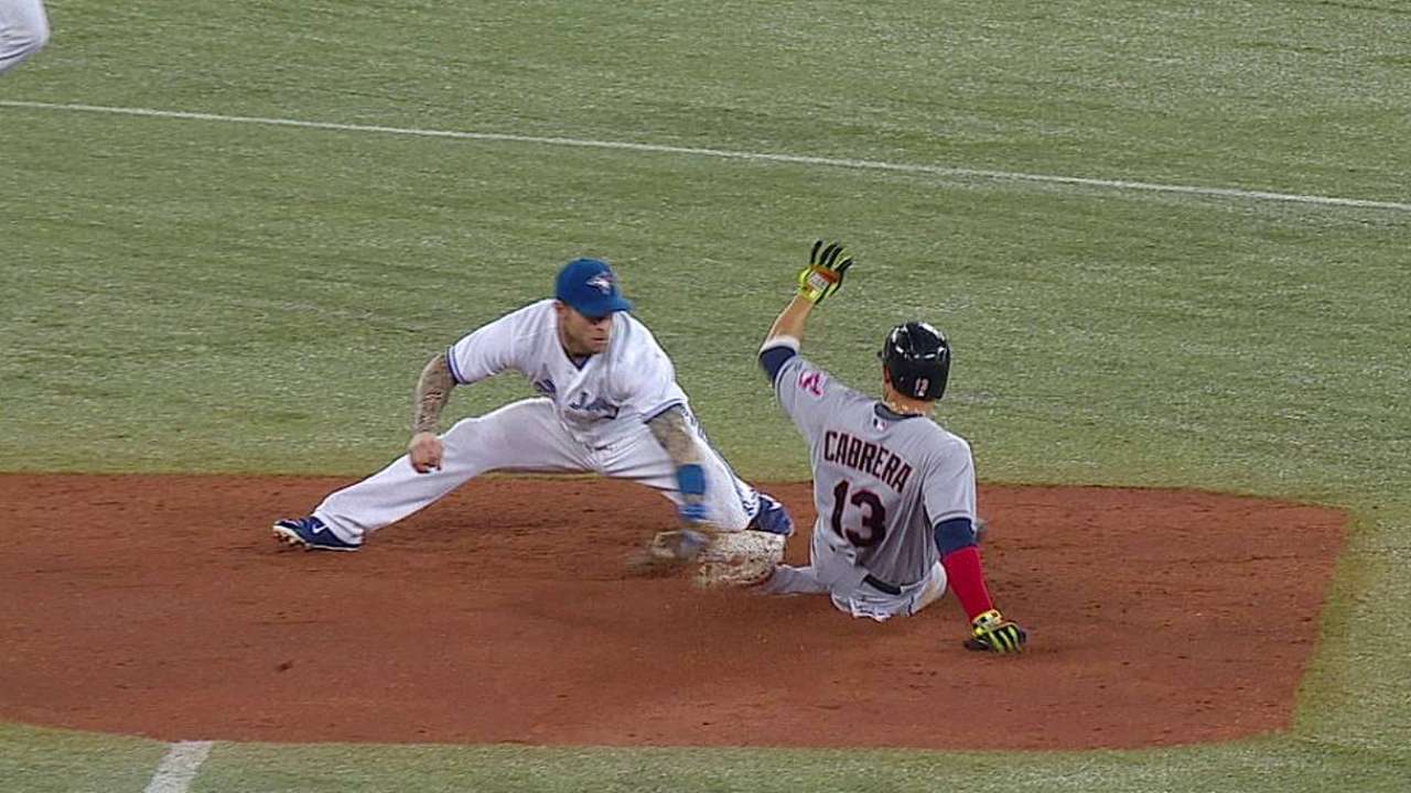 Call stands in fifth after Blue Jays challenge
