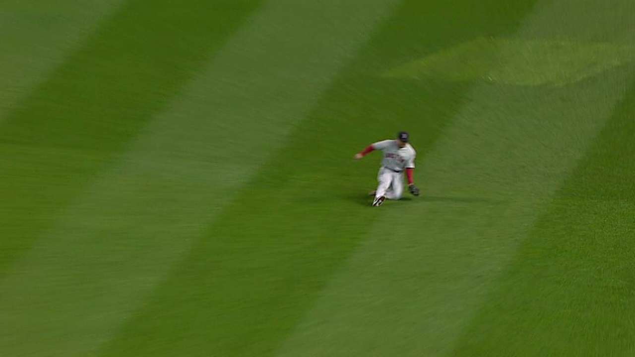 Victorino's sliding catch