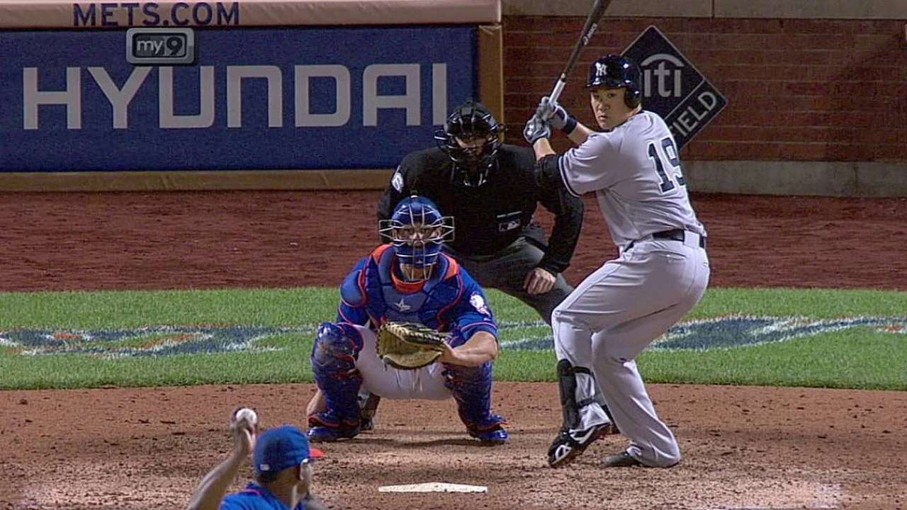 Tanaka's hit shines light on Mets arms' 0-fer