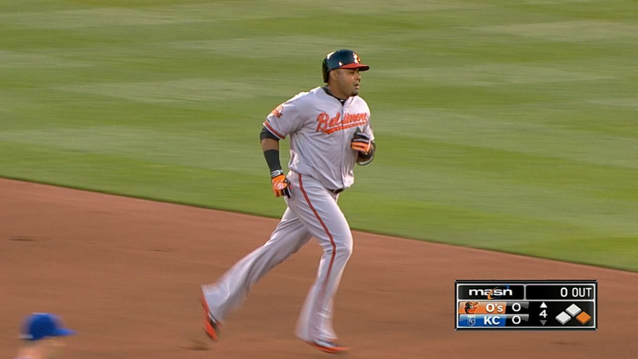 Jonrón de Cruz decide victoria de Orioles sobre K.C.