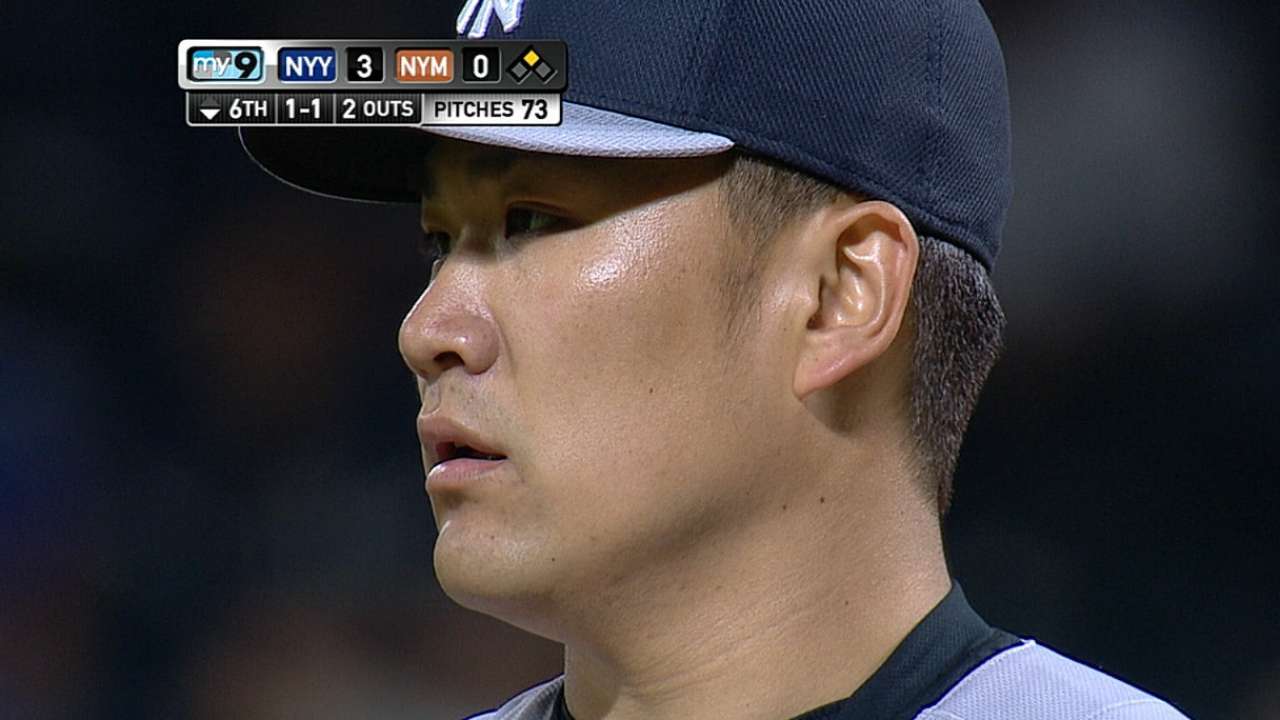Tanaka honored for sensational May