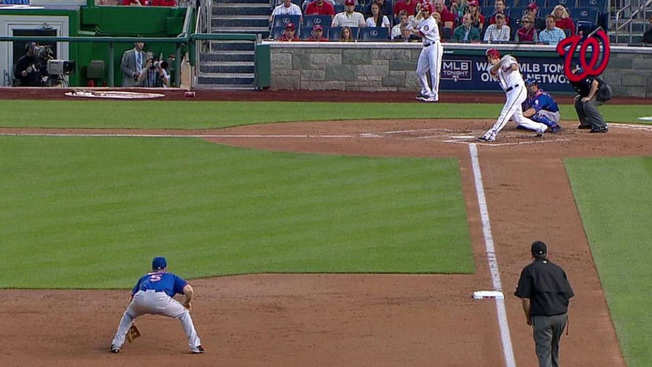 Moore produce dos en triunfo de Nacionales vs. Mets