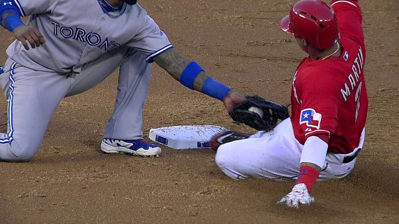 Gibbons wins challenge on stolen-base attempt