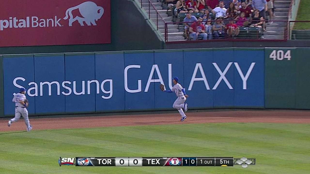 Gose impresses with defense