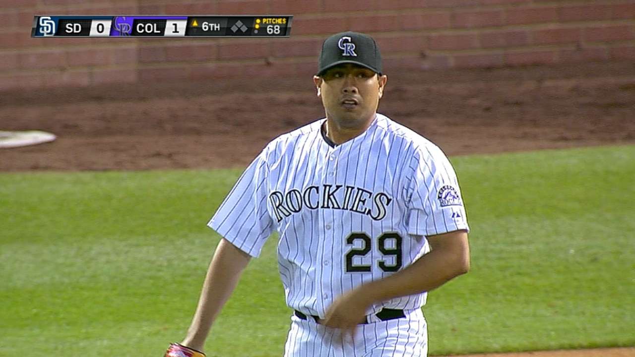 De la Rosa estuvo intocable en victoria vs. Padres