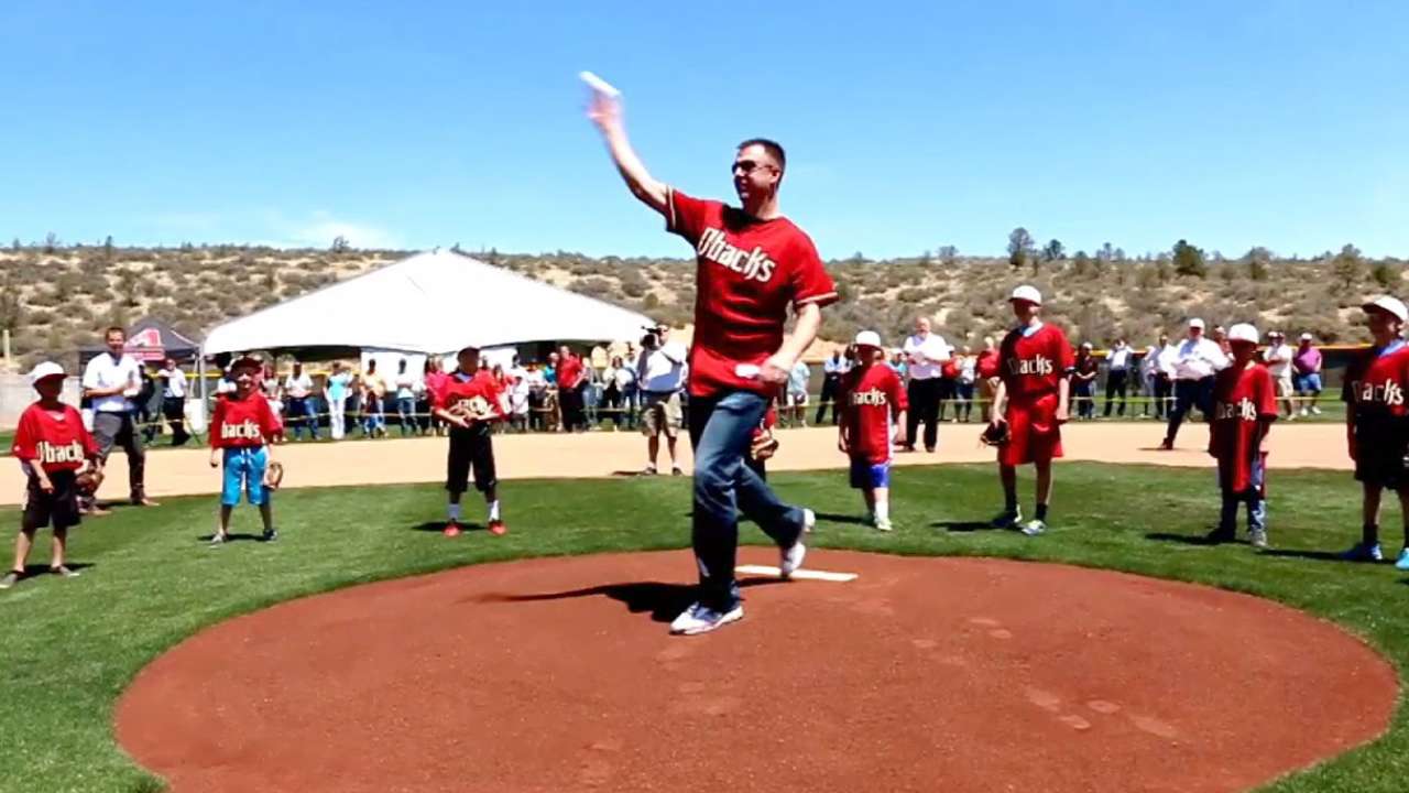 D-backs unveil Brad Ziegler Field in Prescott