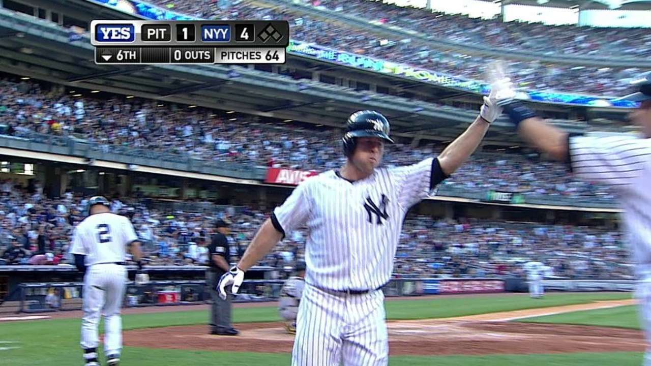 Girardi tasked with shuffling outfield in doubleheader