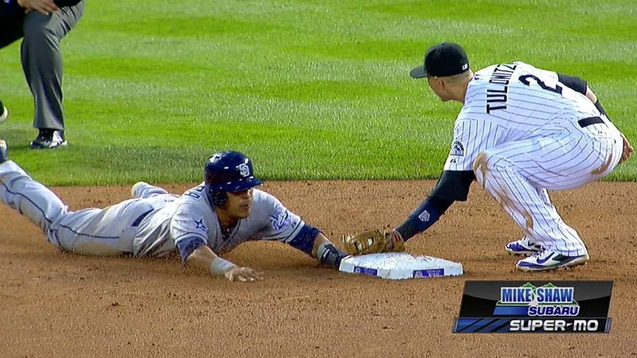 Rockies challenge stolen base, but safe call stands