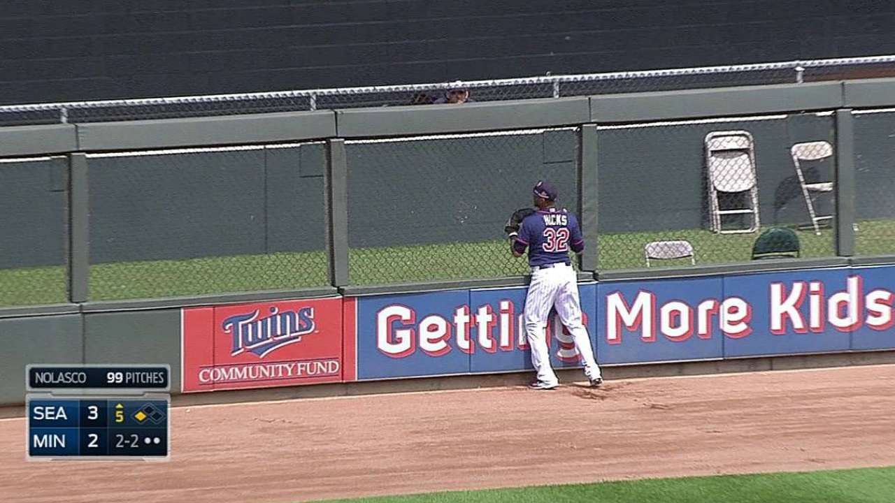 Hicks decides to give up switch-hitting