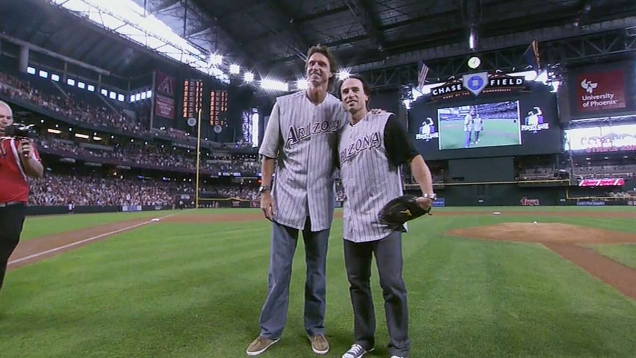 D-backs celebrate Big Unit's perfect game