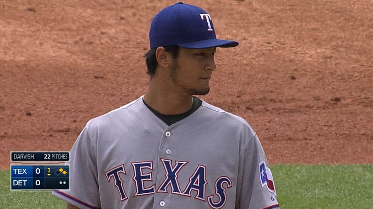 MRI comes back clean for Darvish, status TBD