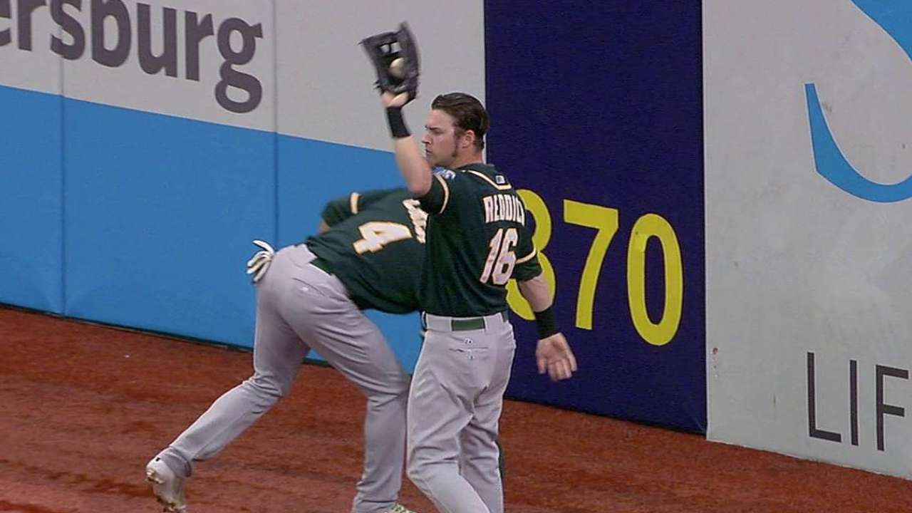 A's activate Reddick, place Blanks on DL