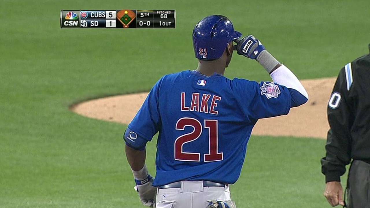 Lake has earned more playing time