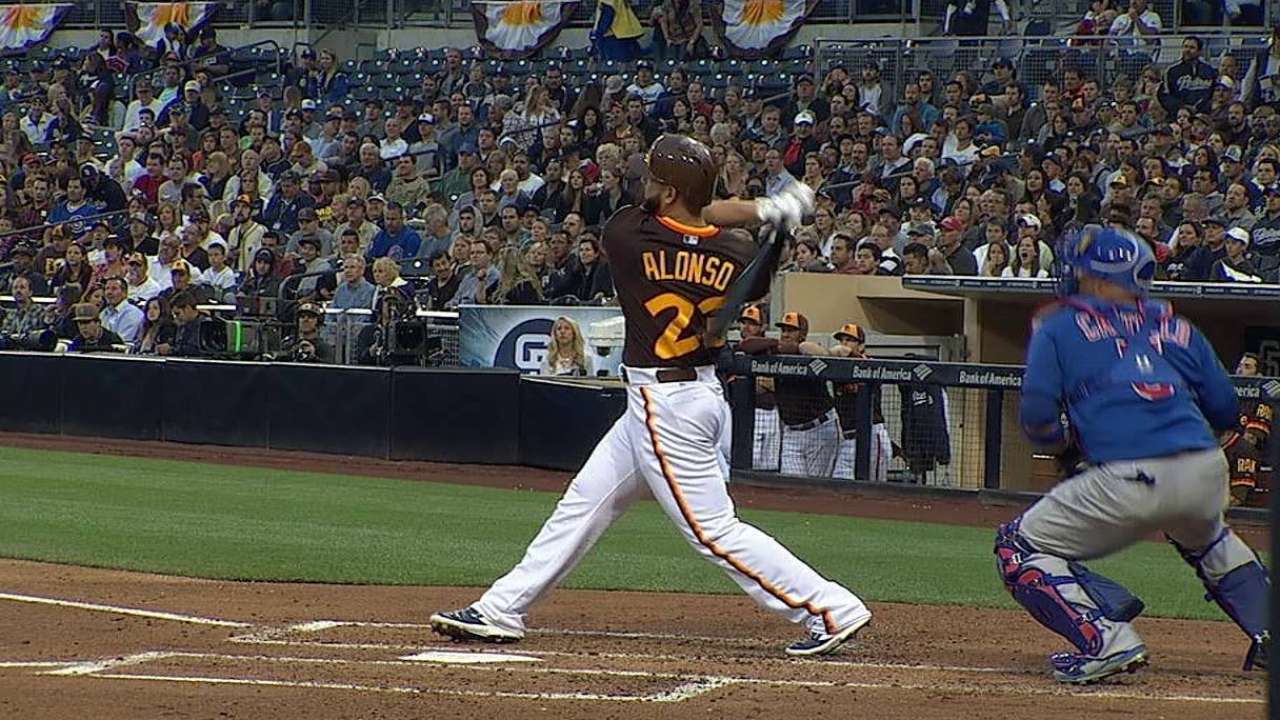 Alonso, Grandal impulsan a Padres sobre Cachorros