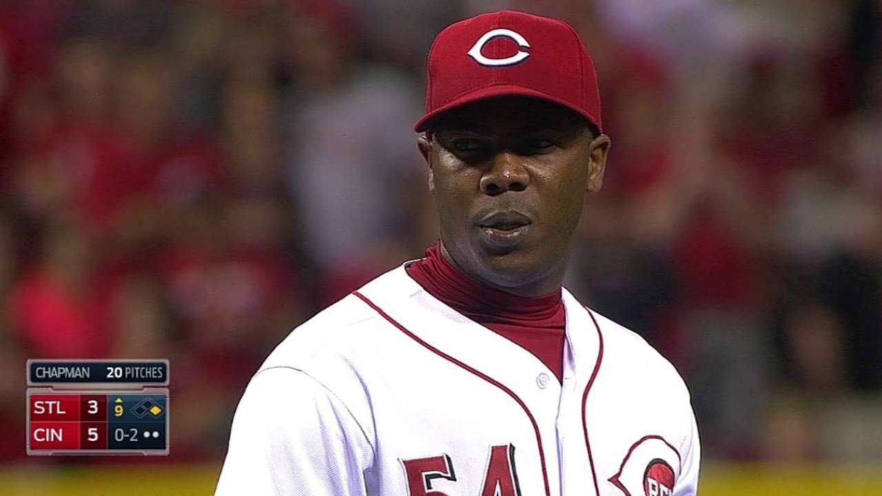 Chapman's excellent changeup becoming weapon