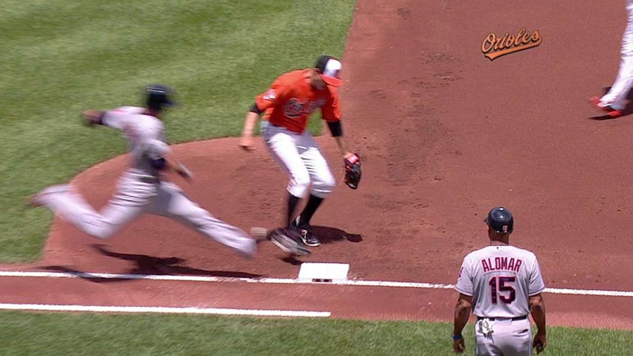 O's challenge nets Ubaldo third out of first inning