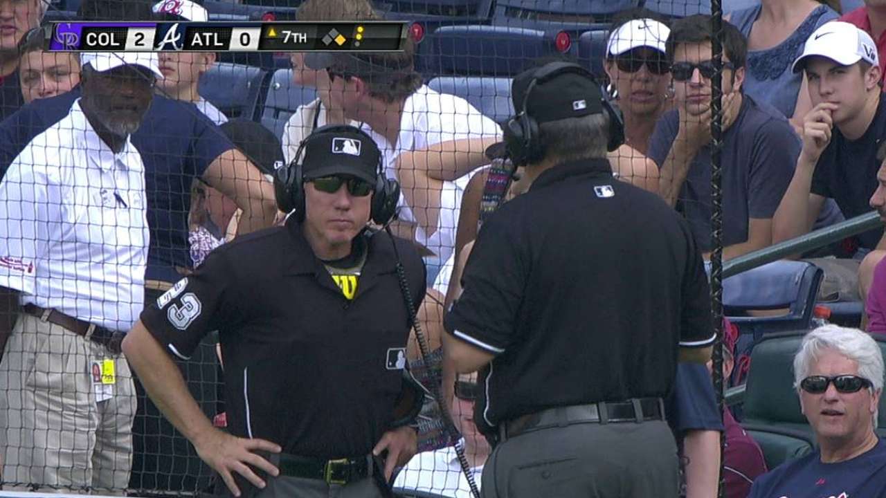 Rox win challenge on play at plate, awarded run