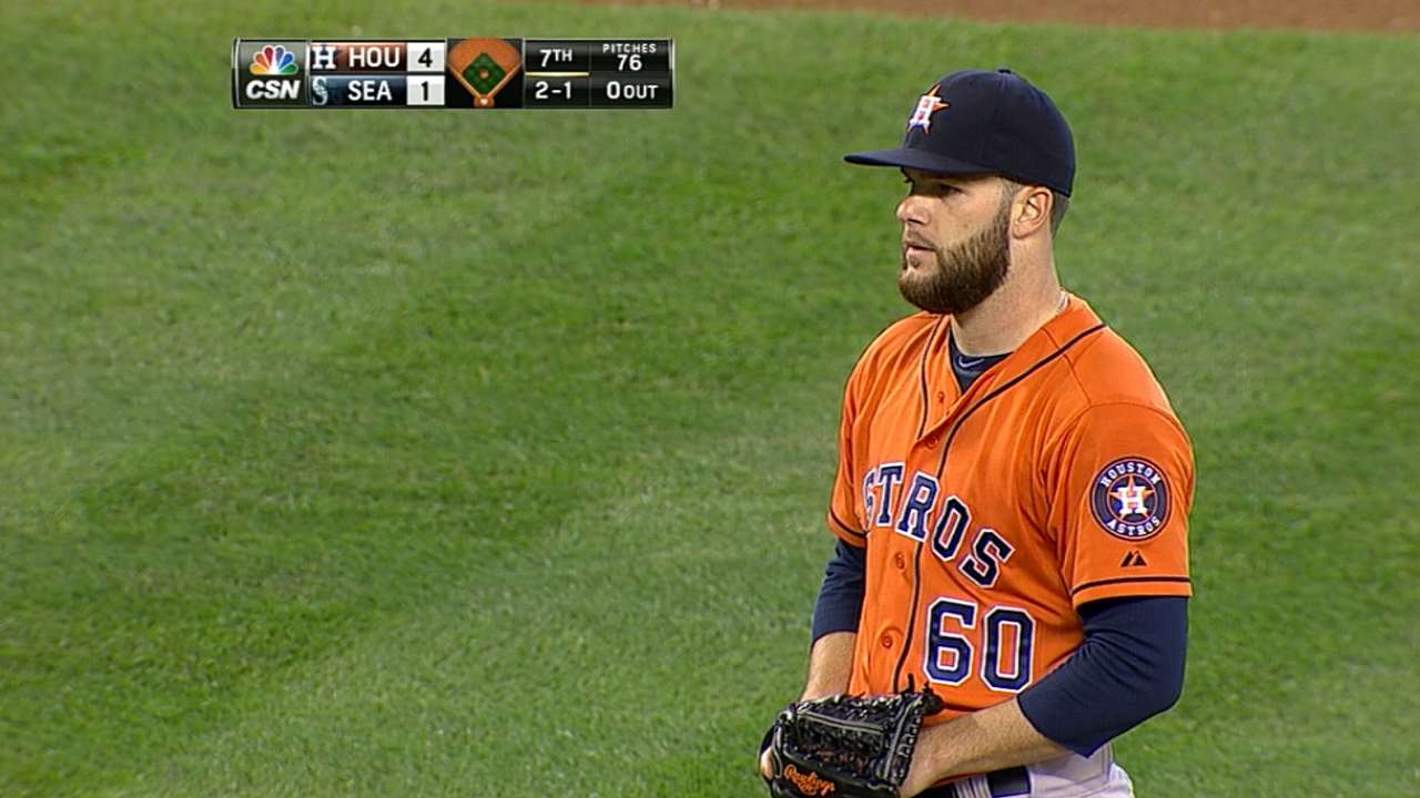 Astros doblegaron a Marineros con joya de Keuchel