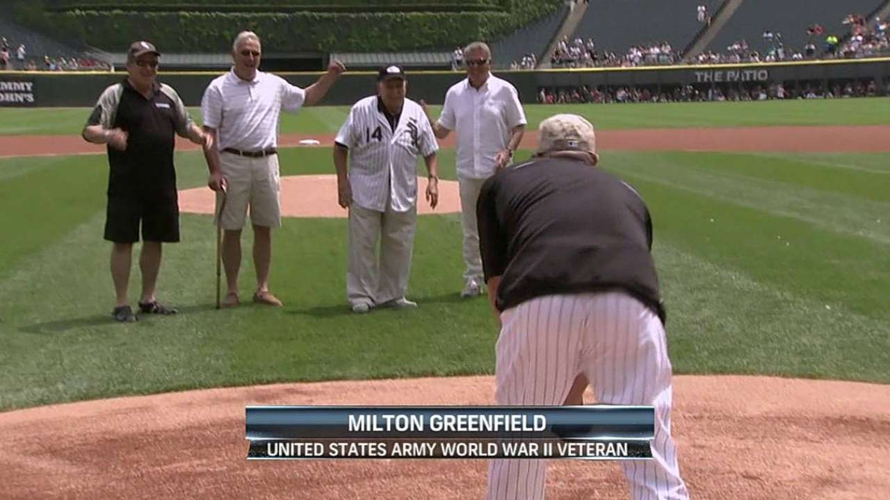 White Sox pause to reflect on Memorial Day